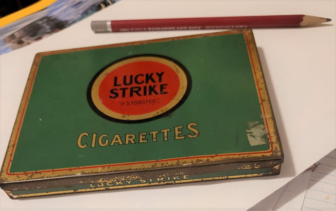 Lucky Strike It's Toasted Sticker for Sale by credencem