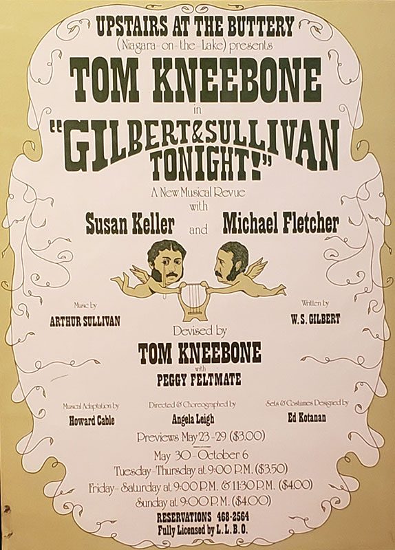 Upstairs at the Buttery - Gilbert and Sullivan Tonight!